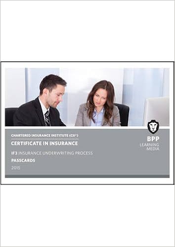 Buy Cii Certificate In Insurance If3 Insurance Underwriting
