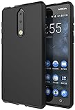 Nokia 8 Case,ANLI [Matte] Premium Slim Fit Protective Cover for Nokia 8-Black