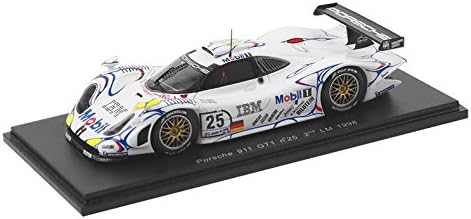 1998 Porsche 911 GT1 No. 25 - 2nd LM, B. Wollek - J. Muller - U. Alzen in 1:43 Scale by Spark