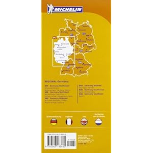 Germany Midwest (Michelin Regional Maps)