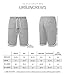 URBANCREWS Mens Hipster Hip Hop Casual Fashion Athletic Jogger Shorts Pants