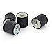 uxcell 4PCS M6 20 x 20mm Double Side Anti Vibration Rubber Mount Isolator