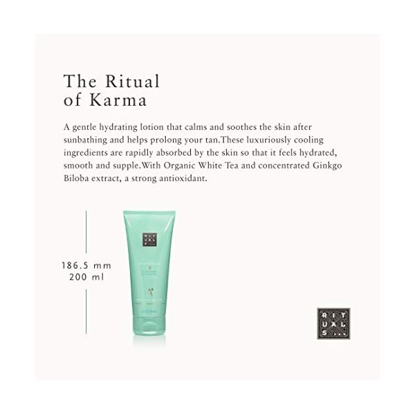 RITUALS After Sun Lotion from The Ritual of Karma, With Aloe Vera, Holy Lotus, White Tea, Ginko Biloba - Natural…