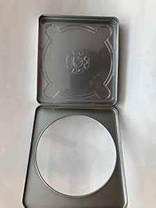 Amazon.com: SQUARE TIN CD CASE W/WINDOW BL801-C-TS-1-WW-N, 100 PCS ...