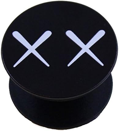 PopStyle Grip Stand for Smartphone (KAWS Inspired) Phone Tablet Expanding Holder High Fashion Inspired Luxury Quality 3M (Black XX)