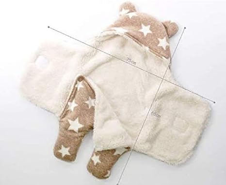 Amazon Co Jp Yami ベビー おくるみ 暖かい 冬 クマさん 新生児 出産祝い ふわふわ カバーオール おしゃれ バスロープ ブランケット 小 カーキ ホーム キッチン