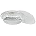 Simply Deliver 7-Inch Round Disposable Plastic Dome Lid for Take-Out Pan, Clear, 1000-Count