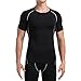 4ucycling Men Cool Quick Dry Baselayer Short Sleeve Compression T Shirts