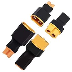 2 Pair No Wires XT30 to XT60 Plug Female Male