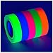 .5 in x 60 ft (PER ROLL!) 5-Pack UV Blacklight Reactive Fluorescent/Neon Party Tape primary