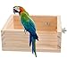 Pet Bird Perch Parakeet Parrot Stand Platform Food Feeder Corner Desk Small Animal Bird Parakeet Playground Stands for Gerbil Hamster Budgie Cockatiel Parrot Rat Parakeet Cage Stands Accessories Toysthumb 1