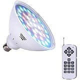 XIUBE LED PAR56 Light RGB Swimming Pool Lights Bulb 12V 36W (Switch Control + Remote Control Type) for Pentair Hayward Light Fixture,and for Inground Pool