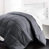 Beckham Hotel Collection 1200 Series - Lightweight - Luxury Goose Down Alternative Comforter - Hotel Quality Comforter and Hypoallergenic -Twin/Twin XL - Gray
