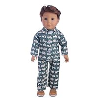 iUnisy Nightwear Set for 18 Inch Boy Dolls Cute Fashionable Clothes Accessories for Doll N1153