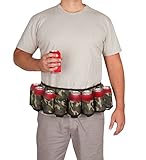 EZ Drinker Redneck Beer & Soda Can Holster Belt (Camouflage)