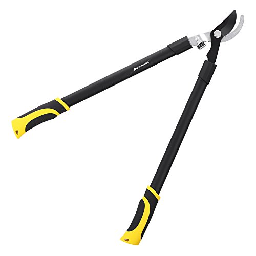 SONGMICS Single Pivot Bypass Lopper 26-Inch Length with 20-Inch Handle Shock Absorbing UGLT66Y