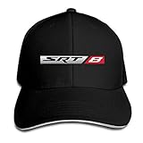 Muscle-Car-SRT8 Hip Hop Baseball Cap Golf Trucker Baseball Cap Adjustable Peaked Sandwich Hat Black