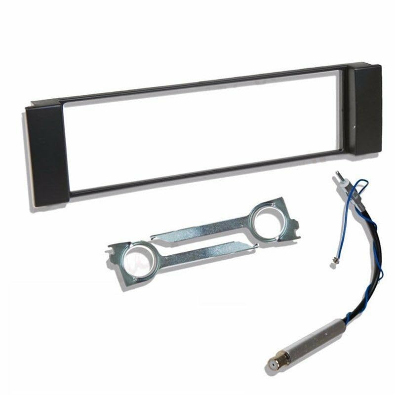 Sound-way Single DIN Car Radio Installation Kit, 1 DIN Front Panel Frame, Facia Adaptor, Antenna Adapter, Release keys, compatible with Audi A3, A6, Seat Leon, Toledo