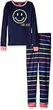 The Children's Place Toddler Girls' Long Sleeve Top and Pants Pajama Set, Evening Blue 86758, 5