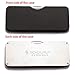 SOOLALA Women Men Go Everywhere SOS Pince Nez Style Nose Resting Pinching Portable Wallet Eye Glasses, Black, +2.5x