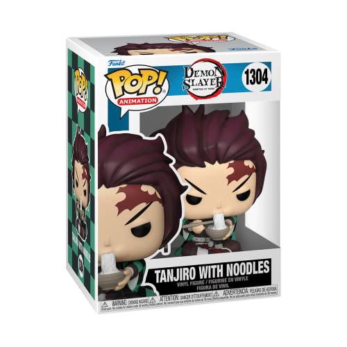 Funko POP! Animation: Demon Slayer - Tanjiro with Noodles - Collectable Vinyl Figure - Gift Idea - Official Merchandise - for Kids & Adults - Anime Fans - Model Figure for Collectors and Display