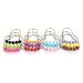 Amazer Shower Curtain Hooks, Decorative Shower Curtain Hooks, Colorful Shower Curtain Hooks, Rustproof Stainless Steel Shower Hooks for Bathroom Shower Curtain-Set of 12