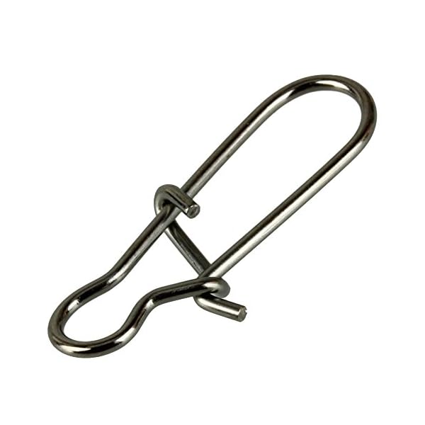 SHELURE-Duo-lock-Lock-Snaps-Nice-Swivel-For-Fishing-Saltwater-Solid-Rings-Fishing-Connector-26-888LB-Pack-of-100