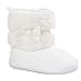 Ecosin(TM) Baby Bowknot Keep Warm Soft Sole Snow Boots Crib Prewalker Shoes Toddler (0~6Month, White)