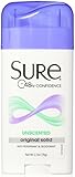 Sure Original Solid Unscented, Anti-Perspirant Deodorant 2.70 oz