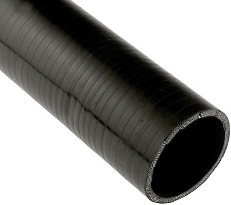 Pegasus SHL70-BLACK, Black Silicone Hose, Straight, 2 3/4 inch ID, 1 Meter Length (no logo)