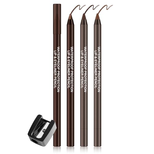Ownest 3Colors Matte & Metallic Brown Gel Eyeliner Pen,Metalli... 41DP 7ArMAL