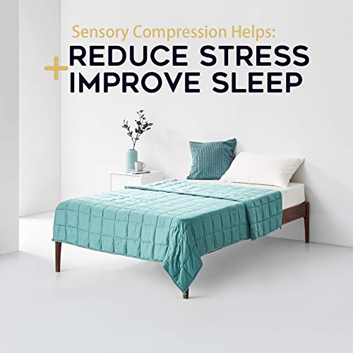 YnM Cooling Weighted Blanket, 100 Natural Bamboo Viscose, 15 lbs 48