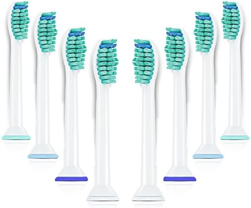 Philips Electric Toothbrush Heads,JOOKKI Replacement Brush Heads for Philips Sonicare ProResults/EasyClean/DiamondClean/HealthyWhite,Remove Plaque And Decrease Gingivitis(8 Pack)