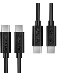 USB Type C Cable CHOE 2Pack [3.3ft & 6.6ft] Hi-speed USB Type C to Type C (USB-C to USB-C) Cable for Google Pixel/Pixel XL, new MacBook, Lumia 950/950xl, Nexus 5x/6p, ChromeBook Pixel and More