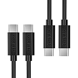 USB Type C Cable CHOE 2Pack [3.3ft & 6.6ft] Hi-speed USB Type C to Type C(USB-C to USB-C) Charging Cable for Google Pixel 2/Pixel/Pixel XL,new MacBook,Lumia 950/950xl,Nexus 5x/6p,ChromeBook Pixel