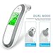 Dual Mode Thermometer, Digital Thermometer Medical Forehead and Ear Thermometer with Fever Warning, Accurate and Fast, Infrared Baby Thermometer for Fever, Suitable for Baby Infant Toddler and Adults