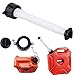 ORANDESIGNE 6 Set Can Spout Replacement Kit Old Style Flexible Pour Spout Nozzle Part with Gaskets Collars Stopper Caps Vent Cap for Blitz Gott Essence Plastic Can Water Jug