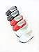 American Fashion World Red, White, and Black Flats for 18-Inch Dolls | 3 Pack | Premium Quality & Trendy Design | Dolls Shoes | Shoe Fashion for Dolls for Popular Brands