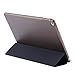 iPad Air 2 Case,THZY iPad Air 2 Smart Cover+Transparent Back Cover Apple iPad Air 2 (iPad 6) 2014 Model Ultra Slim Lightweight Stand with Smart Cover Auto Wake/Sleep (Mysterious Black)