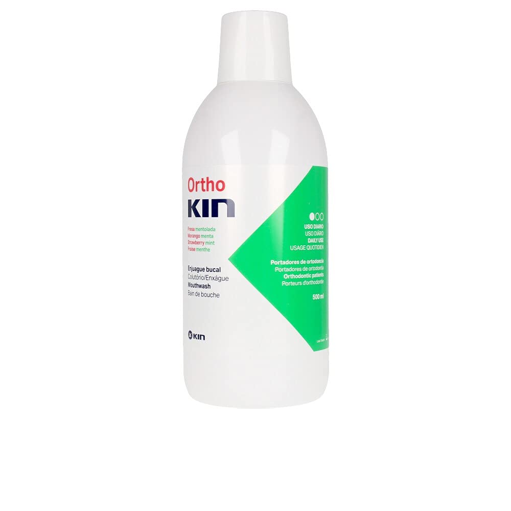 Kin Orthokin Mouthwash 500 Milliliters For Brace Wearers