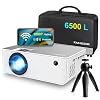 1080P HD Projector, WiFi Projector Bluetooth Projector, FANGOR 230″ Portable Movie Projector with Tripod, Home Theater Video Projector Compatible with HDMI, VGA, USB, Laptop, iOS & Android Smartphone