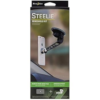 Nite Ize Original Steelie Windshield Mount Kit - Magnetic Car Windshield Mount for Smartphones