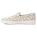 MICHAEL Michael Kors Women's Keaton Slip-On Vanilla Mk Sig Pvc Sneaker 10 M