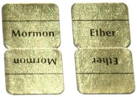 LDS Triple Combination Gold Foil Scripture Tabs - Easy to Apply - Book of Mormon, Doctrine &amp; Covenants, Pearl of Great Price