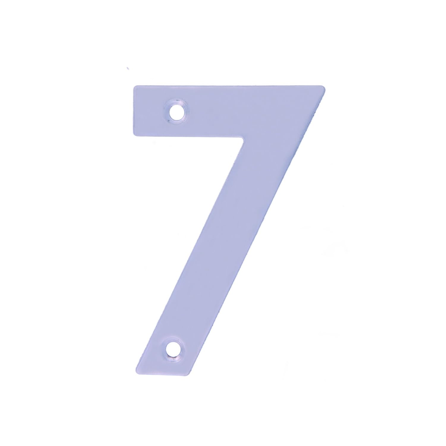 Amig | Stainless Steel Number 7 for Indoor and Outdoor Screws | 100 mm | for Portals, Walls or House Facades | Silver Finish