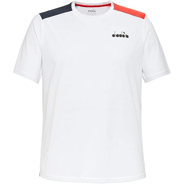 Diadora■Vento Raglan T-shirt■送料込 Diadora Training T-Shirt Flash - Black/White Kids