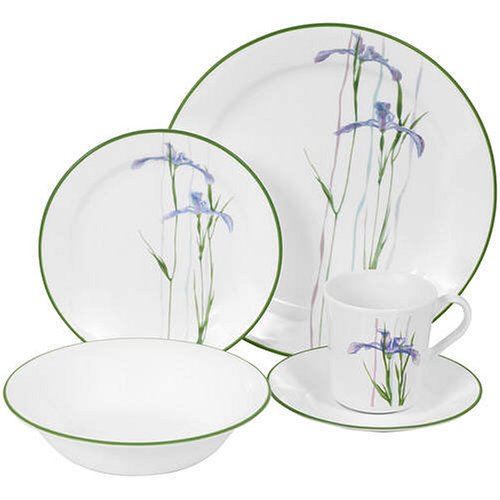 Corelle Impressions Shadow Iris 20Piece Dinnerware Set