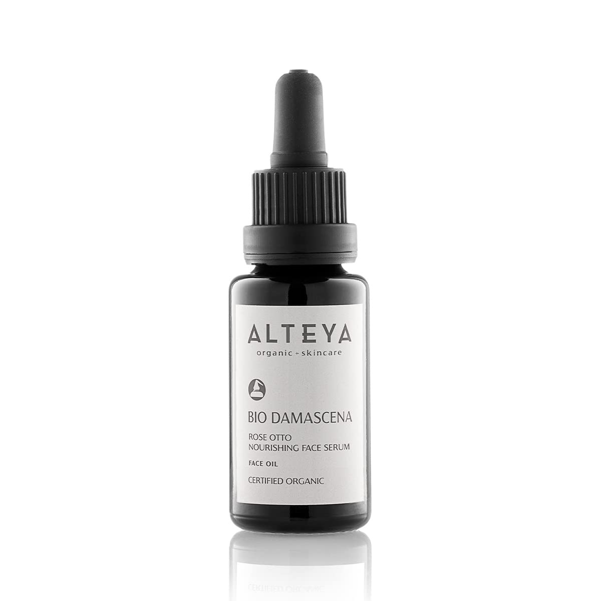 Alteya Organic Nourishing Face Serum 20 ml - USDA Certified Organic Pure Natural Bio Face Serum Based on Therapeutic Grade Bulgarian Rose Essential Oil (Rosa Damascena)