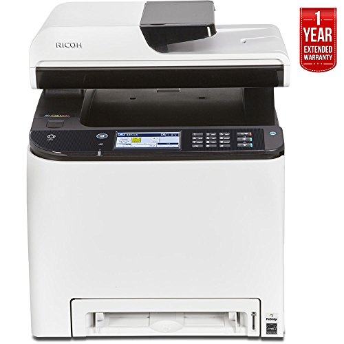 Ricoh SP C261SFNw A4 Color Laser Multifunction Printer with Wi-Fi, Up to 21 ppm (408235) + 1 Year Extended Warranty