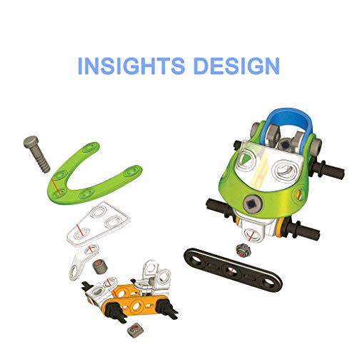 DricRida Assemble Car Toy, Deformable Build and Play Vehicle Toy Set